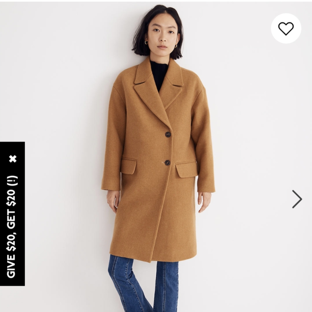 Madewell coat in Insuluxe fabric